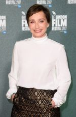KRISTIN SCOTT THOMAS at The Party Premiere at BFI London Film Festival 10/10/2017