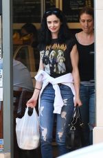 KRYSTEN RITTER  in Ripped Jeans at Judi