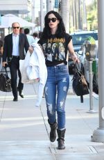 KRYSTEN RITTER  in Ripped Jeans at Judi