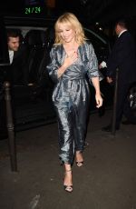 KYLIE MINOGUE Out for Dinner at Marius Et Janette in Paris 10/02/2017
