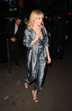 KYLIE MINOGUE Out for Dinner at Marius Et Janette in Paris 10/02/2017
