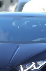 LADY GAGA Leaves Starbucks in Malibu 10/24/2017