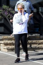 LADY GAGA Leaves Starbucks in Malibu 10/24/2017