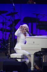 LADY GAGA Performs at Deep from the Heart: Hurricane Relief Concert  10/21/2017