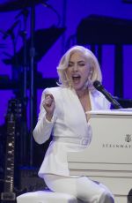 LADY GAGA Performs at Deep from the Heart: Hurricane Relief Concert  10/21/2017