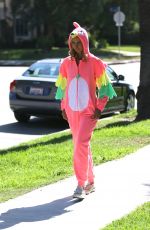 LADY VICTORIA HERVEY in Halloween Costume Out in Los Angeles 10/23/2017