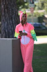 LADY VICTORIA HERVEY in Halloween Costume Out in Los Angeles 10/23/2017
