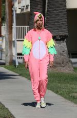 LADY VICTORIA HERVEY in Halloween Costume Out in Los Angeles 10/23/2017