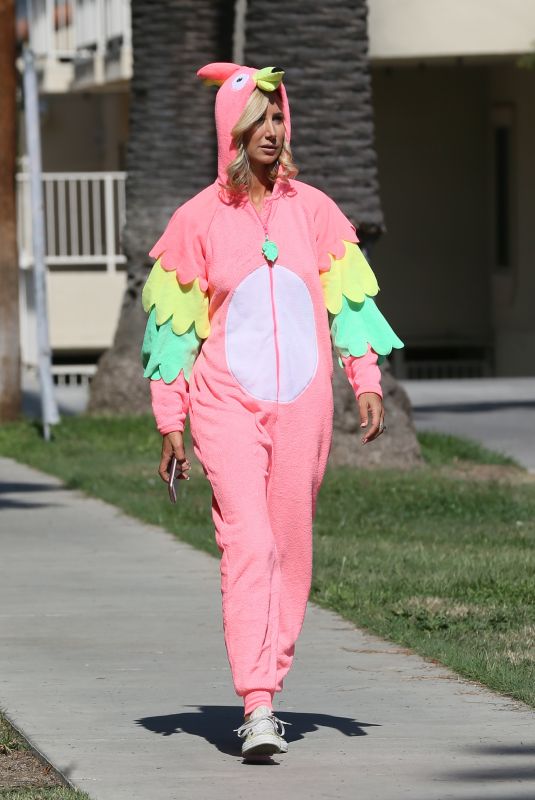 LADY VICTORIA HERVEY in Halloween Costume Out in Los Angeles 10/23/2017