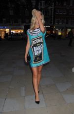 LADY VICTORIA HERVEY Night Out in London 10/02/2017