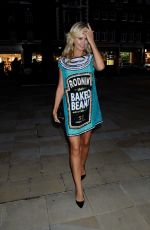 LADY VICTORIA HERVEY Night Out in London 10/02/2017