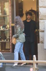 LAETITIA CASTA and Louis Garrel Out in Florence 10/20/2017