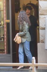 LAETITIA CASTA and Louis Garrel Out in Florence 10/20/2017