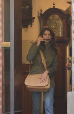 LAETITIA CASTA and Louis Garrel Out in Florence 10/20/2017