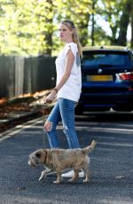LARA STONE Out and About in London 10/25/2017