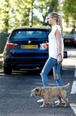 LARA STONE Out and About in London 10/25/2017