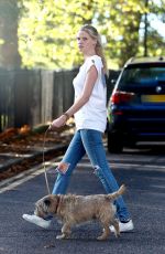 LARA STONE Out and About in London 10/25/2017