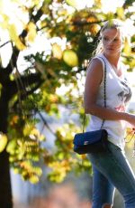 LARA STONE Out and About in London 10/25/2017