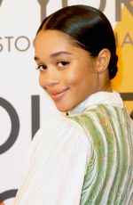 LAURA HARRIER at Volez, Voguez, Voyagez: Louis Vuitton Exhibition Opening in New York 10/26/2017