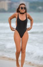 LAURA SIMPSON in Swimsuit on the Beach in Majorca 10/02/2017