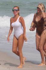 LAUREN FOSTER and MARYSOL PATTON in Swimsuits at a Beach in Miami 10/22/2017