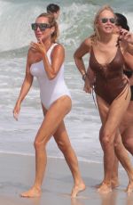 LAUREN FOSTER and MARYSOL PATTON in Swimsuits at a Beach in Miami 10/22/2017