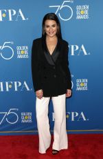 LEA MICHELE at Hollywood Foreign Press Assocation Panel Discussion in Los Angeles 10/26/2017