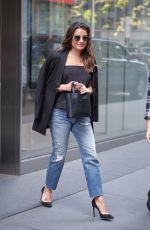 LEA MICHELE Leaves an Office in New York 10/11/2017