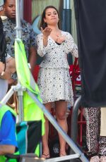 LEA MICHELE on the Set of The Mayor in Los Angeles 10/24/2017