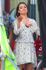 LEA MICHELE on the Set of The Mayor in Los Angeles 10/24/2017