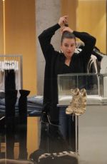 LEA MICHELE Out Shopping in Beverly Hills 10/29/2017