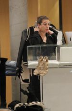 LEA MICHELE Out Shopping in Beverly Hills 10/29/2017