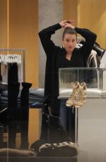 LEA MICHELE Out Shopping in Beverly Hills 10/29/2017