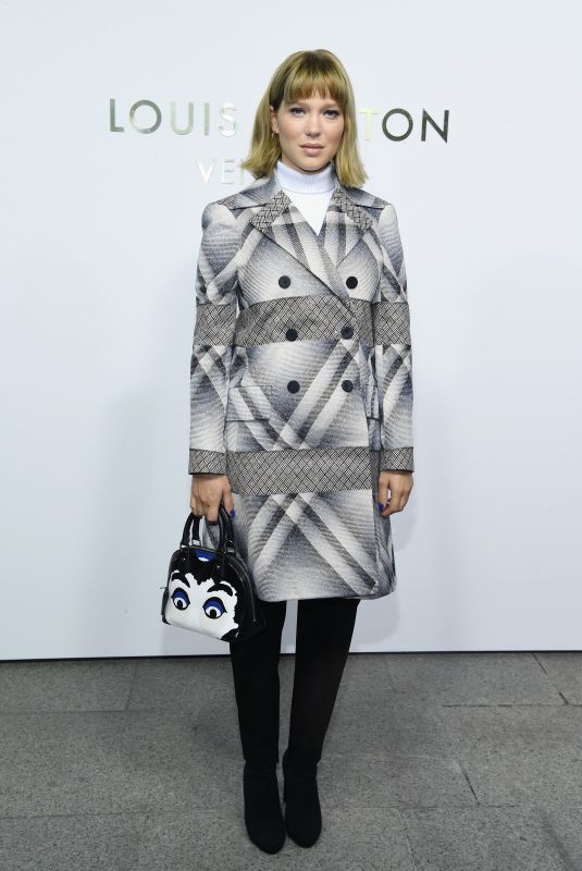 LEA SEYDOUX at Louis Vuitton’s Boutique Opening at Paris Fashion Week 10/02/2017