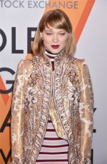 LEA SEYDOUX at Volez, Voguez, Voyagez: Louis Vuitton Exhibition Opening in New York 10/26/2017