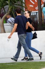 LEIGHTON MEESTER and Adam Brody Out and About in Los Angeles 10/05/2017