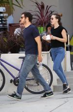 LEIGHTON MEESTER and Adam Brody Out and About in Los Angeles 10/05/2017