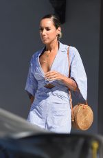 LEONA LEWIS Leaves Crossroads Kitchen in West Hollywood 10/04/2017
