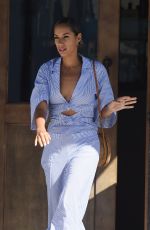 LEONA LEWIS Leaves Crossroads Kitchen in West Hollywood 10/04/2017