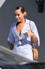 LEONA LEWIS Leaves Crossroads Kitchen in West Hollywood 10/04/2017