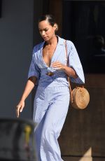 LEONA LEWIS Leaves Crossroads Kitchen in West Hollywood 10/04/2017