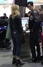 LILI REINHART and Cole Sprouse at Airport in Vancouver 10/07/2017