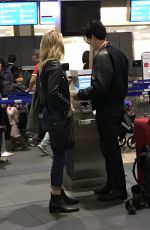 LILI REINHART and Cole Sprouse at Airport in Vancouver 10/07/2017