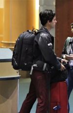 LILI REINHART and Cole Sprouse at Airport in Vancouver 10/10/2017
