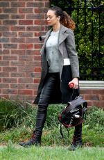 LILLY BECKER Leaves Her Home in London 10/09/2017