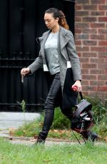 LILLY BECKER Leaves Her Home in London 10/09/2017
