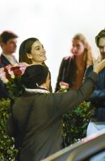 LILY ALDRIDGE and Caleb Followill Out for Dinner in Rome 10/25/2017