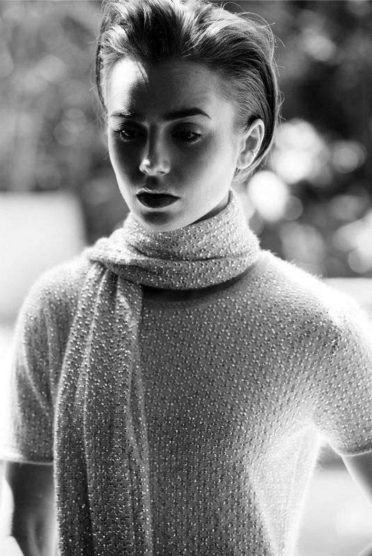LILY COLLINS for Crash Magazine, Issue #80