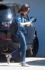 LILY COLLINS in Jeans Out and About in Studio City 10/05/2017
