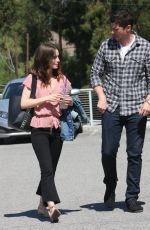 LILY COLLINS Out in Hollywood 10/04/2017